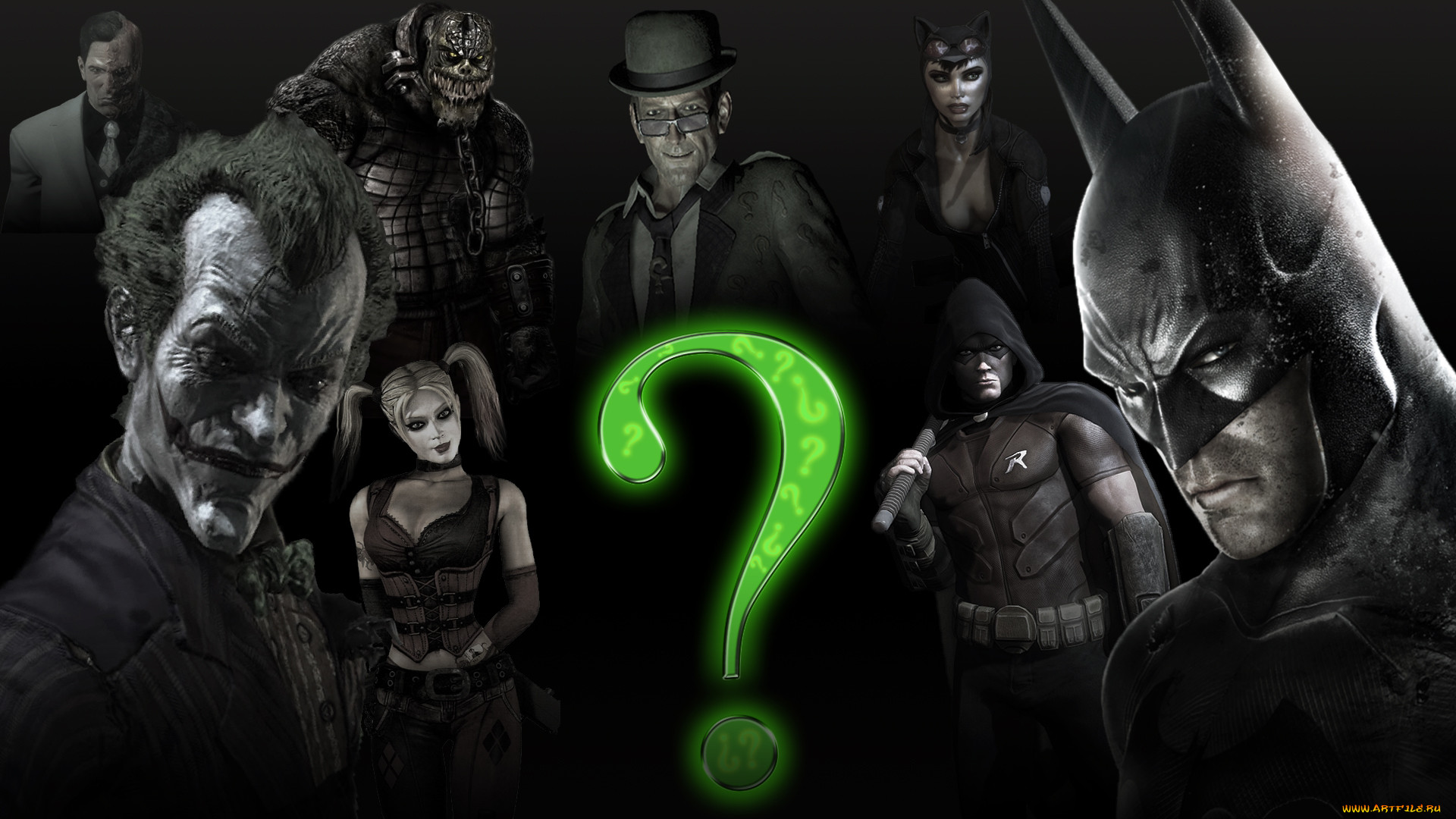 batman, arkham, city, , 